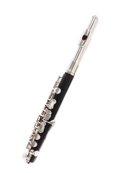 Флейта інструментальна флейта ізольована на білому — стокове фото