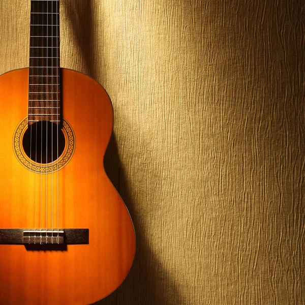 Guitarra acústica guitarra clássica — Fotografia de Stock