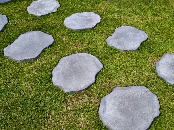 Walk path made of stones — Stock Photo, Image