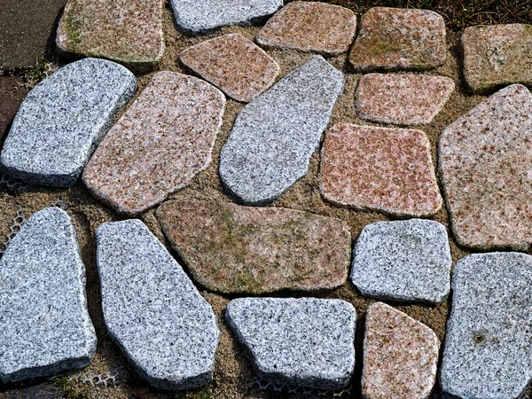 Wandeling pad gemaakt van stenen — Stockfoto