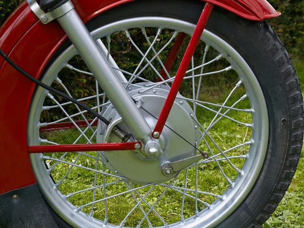 Vintage fiets motorfiets — Stockfoto