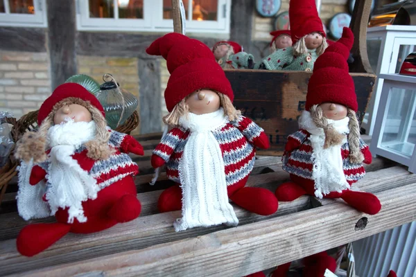 Creative Christmas dolls — Stock Photo, Image