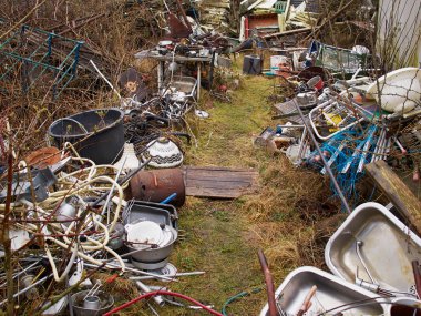 Hurda metal önemsiz çöp