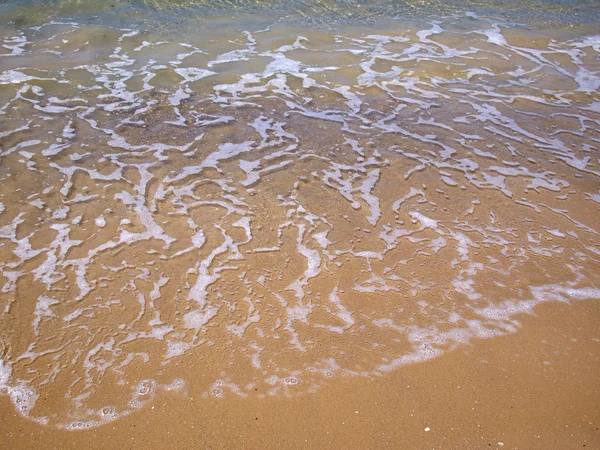 Arena de playa y mar — Foto de Stock