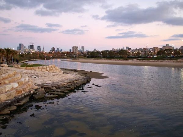 The Yarkon River Tel Aviv Israel — Stock Photo, Image