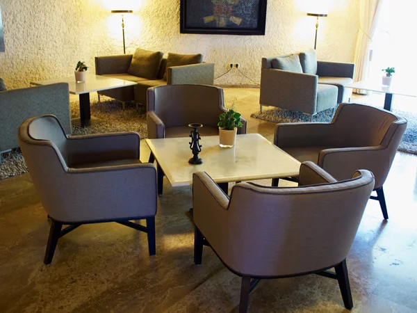 Modern waiting room reception Stock Photo by ©ronyzmbow 27652695