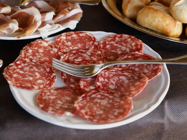 Italiaans ontbijt — Stockfoto