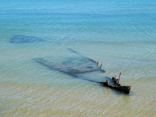 녹슨 난파선 — 스톡 사진