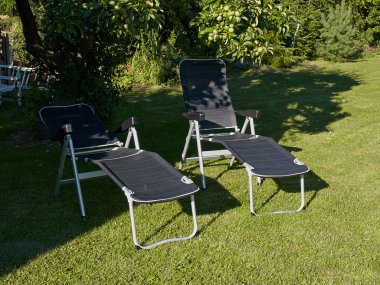 Beautiful garden seating for two armchairs