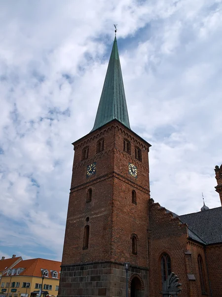 Nasza Pani Kościół Nyborg, Dania — Zdjęcie stockowe