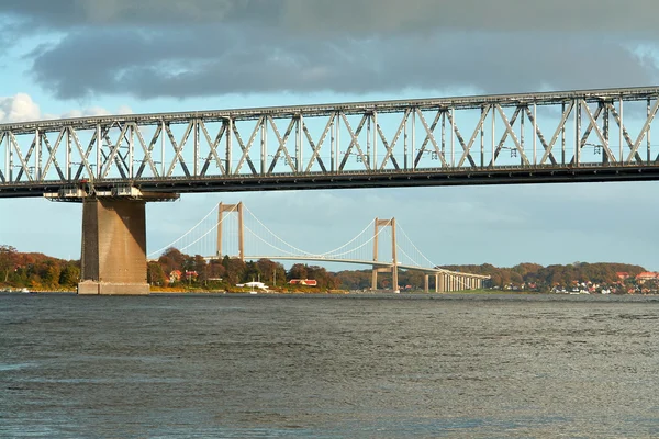 Lillebaelt beetje Belt Middelfart, Denemarken — Stockfoto