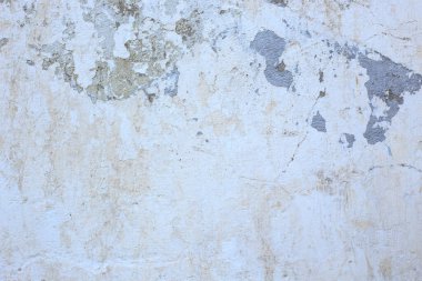 Eski duvarın dokusu. Soyut arkaplan. Beyaz eski boya.
