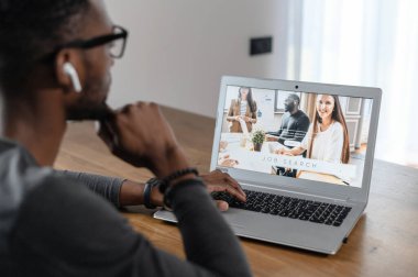 Afrikalı, erkek, iş, işsiz, arama