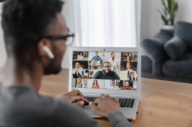 adam, iş, çalışan, video çağrısı, uzaktan çalışma