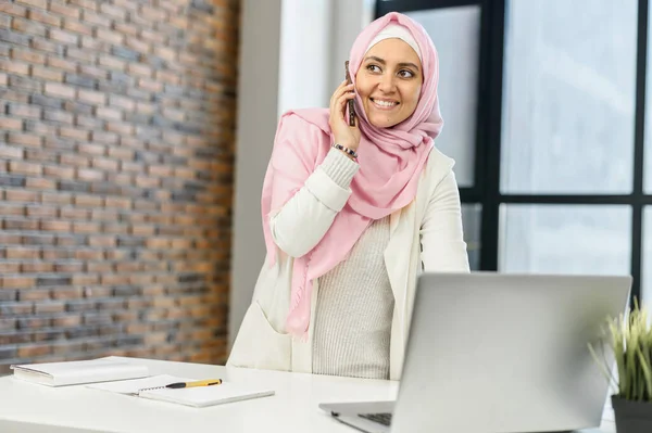 Business muslim woman in hijab at office