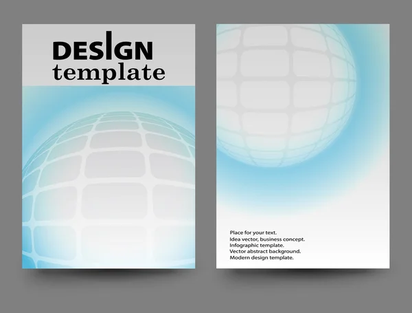 Diseño del folleto de negocio abstracto — Archivo Imágenes Vectoriales