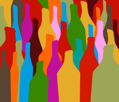 Arka plan şişe vektör