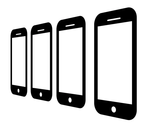 Ikona vektoru mobilního telefonu — Stockový vektor