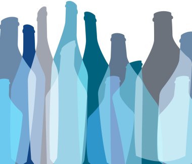 Arka plan şişe soyut