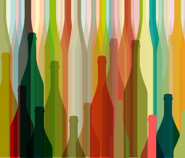 Arka plan şişe vektör