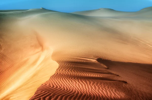 Amanecer en las dunas de arena —  Fotos de Stock