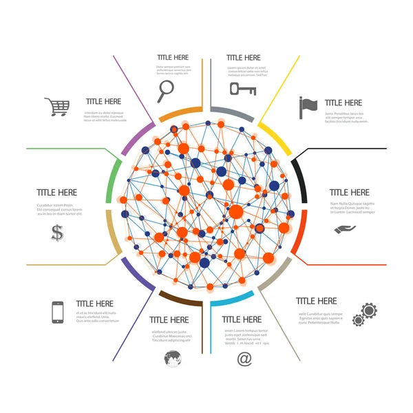 Conceptuele ontwerp sjabloon vector — Stockvector