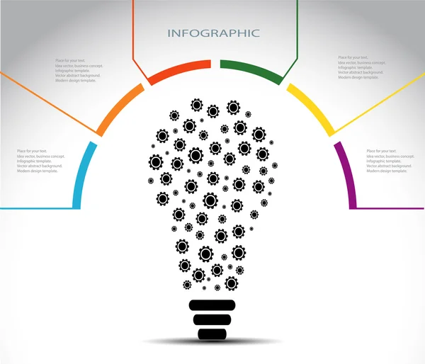 Vektor-infographic element för ditt företag — Stock vektor