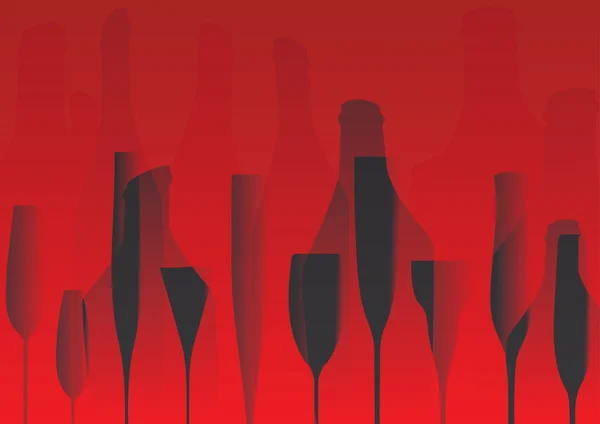 Şarap listesi tasarlamak vektör — Stok Vektör