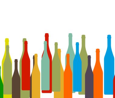 fles openşişe üzerinde arka plan