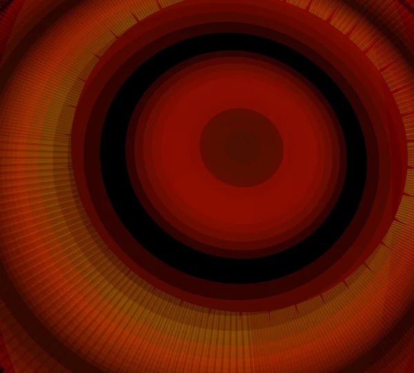 Fondo rojo abstracto vórtice circular — Archivo Imágenes Vectoriales