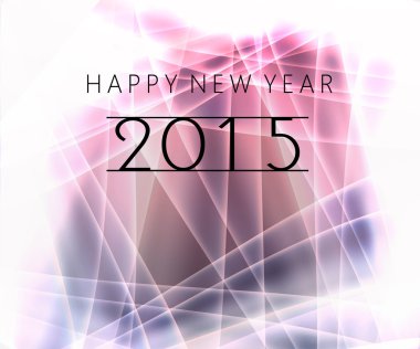 Mutlu yeni yıl mesajı vektör çizim