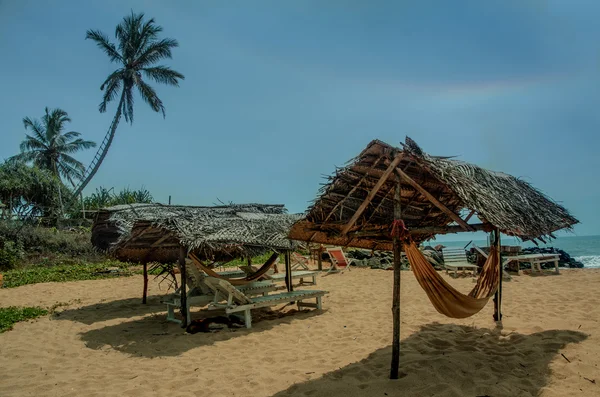 Paraíso tropical bela praia de areia e mar . — Fotografia de Stock