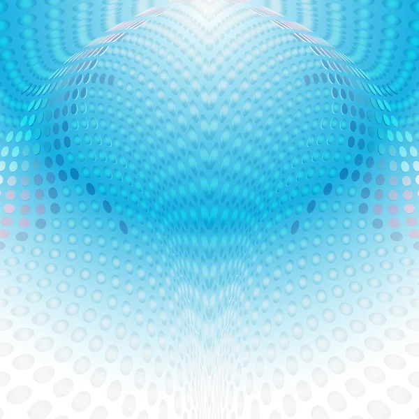 Vecteur fractal Illustration demi-teinte géométrique — Image vectorielle