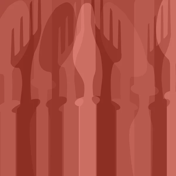 Cutlery  background — Stock Vector