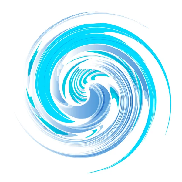 Vortex achtergrond blauw vector — Stockvector