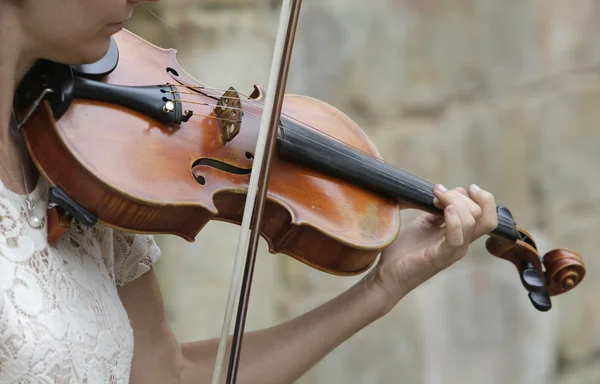 Violin player — Stock Photo, Image