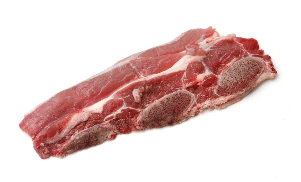 Kotlet cielęcy w plasterkach. Surowej wołowiny — Zdjęcie stockowe