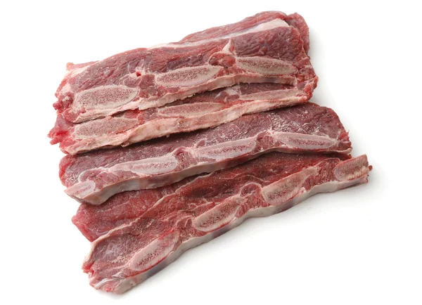 Sliced veal chop. Raw beef — Stock Photo, Image