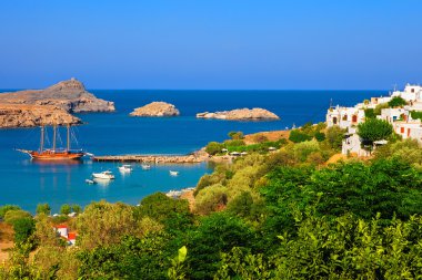 lindos Bay rodos Adası tarihi yat