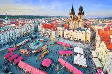 Easter Marketplace in  Prague clipart