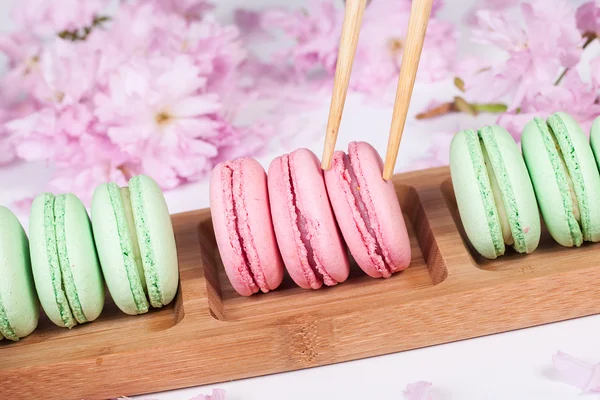 Traditional french macaroons — Stock Photo, Image