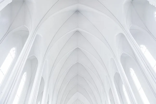 Hallgrimskirkja Church, Reykjavik, Islândia Fotografias De Stock Royalty-Free