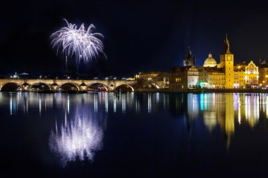 Prag, Çek republick atmosferde yeni yıl