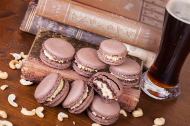 geleneksel Fransızca macaroons 