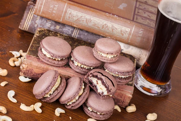 Macaroons franceses tradicionais — Fotografia de Stock