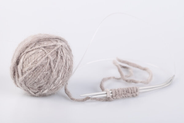 Персидская кошачья шерстяная пряжа, скрученная в шар
