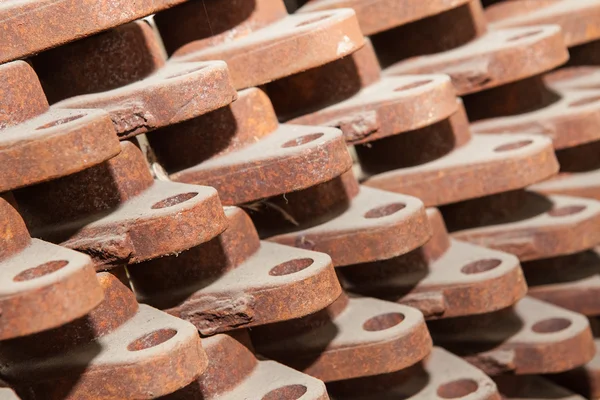 Industrial background from part of valves — Stock Photo, Image