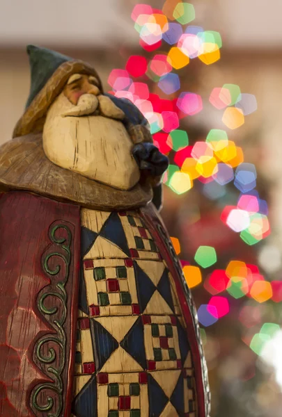 Ceramiczna figurka Świętego Mikołaja — Zdjęcie stockowe