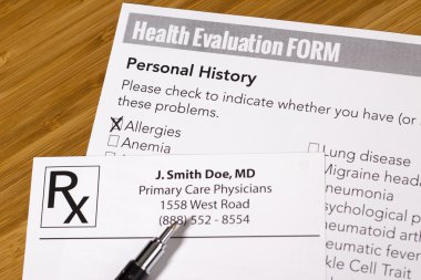 Sağlık değerlendirme formu