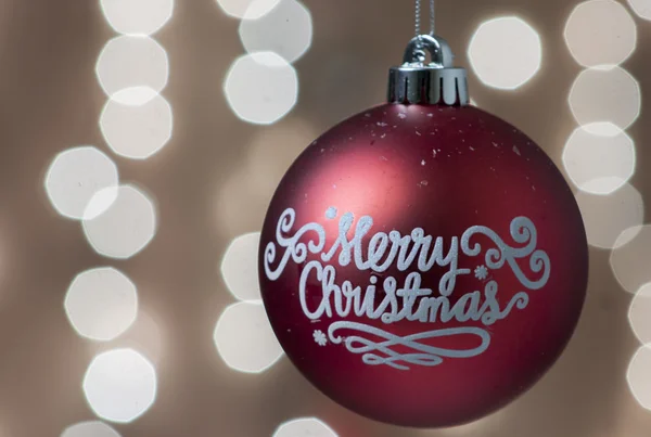Kerst ornament met verlichte boom op achtergrond — Stockfoto ... Kerst ornament met verlichte boom op achtergrond — Stockfoto ...